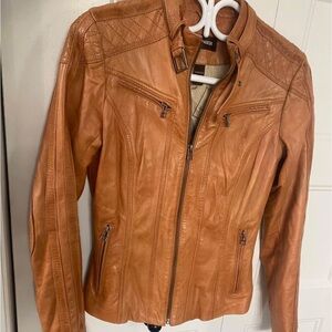 Danier tan leather jacket